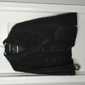 Lauren Jeans Co Black Corduroy Jacket Size L